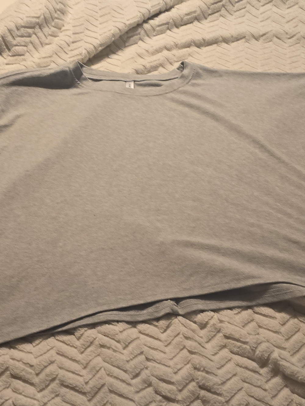 Men's Lightweight Crewneck Short Sleeve Shirt - Light Gray